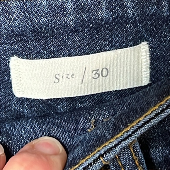 Pilcro And The Letterpress Womens Pleated High Waist Relaxed Whiskered Jeans 30 - Picture 6 of 10